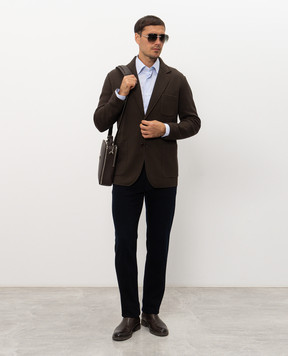 Cashmere&Whiskey Сині джинси з патчем логотипа PT03CW61B178
