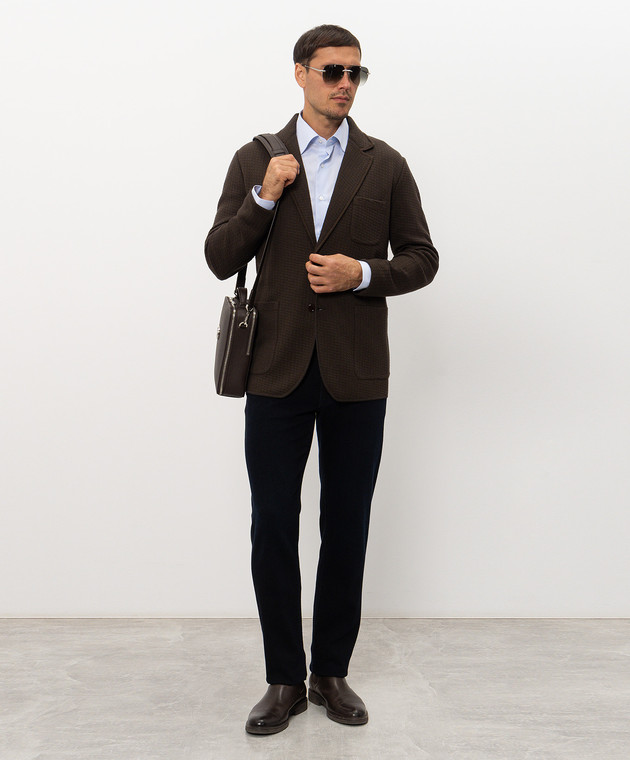 Cashmere&Whiskey Сині джинси з патчем логотипа PT03CW61B178 зображення 2