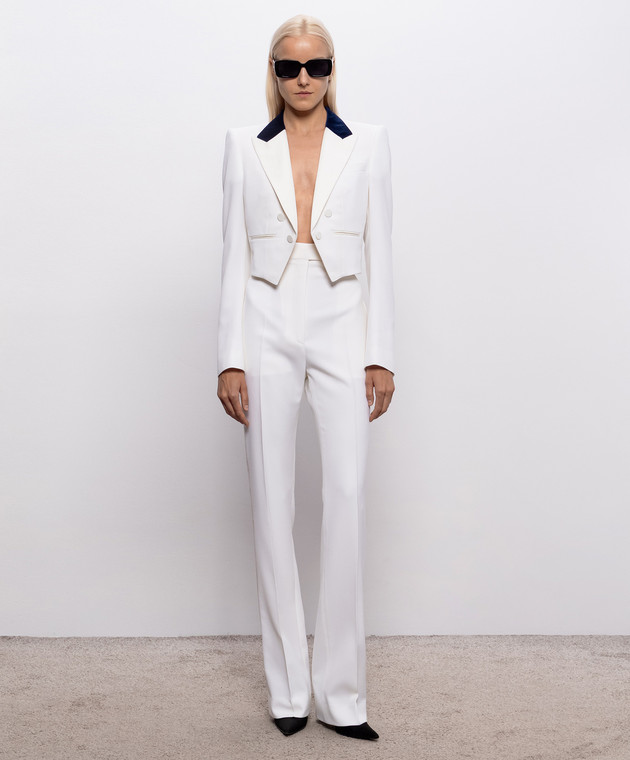Tom Ford Жакет кольору айворі з вовни GI3107FAX1667 зображення 2