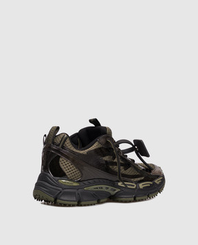 Off-White Кросівки OW BE RIGHT BACK кольору хакі OMIA295F25FAB003