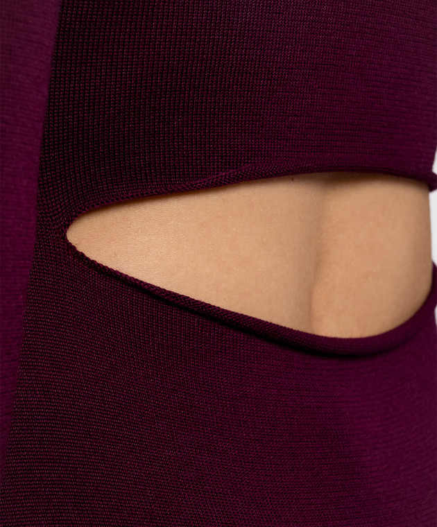 Jil Sander Бордовый гольф из шерсти J02GP0280J14872 изображение 5