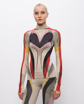 Off-White Спортивний лонгслів з візерунком логотипа 29A00231T