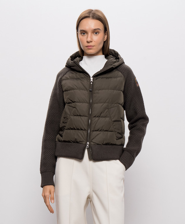 Parajumpers Пухова куртка кольору хакі 26WPWHYHS37 зображення 3