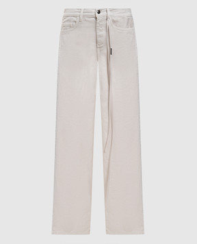 Ann Demeulemeester Джинсы клеш Zana цвета айвори B0014028FA038