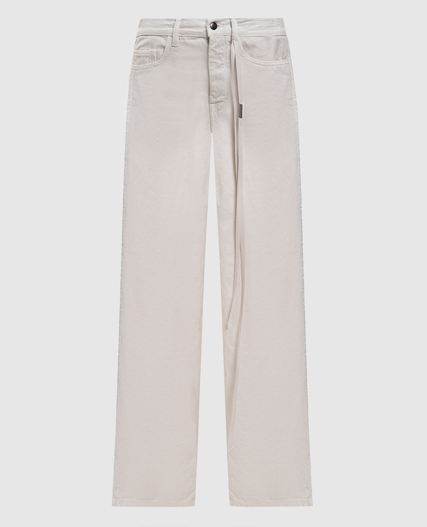 

Джинсы клеш Zana цвета айвори, Бежевый, Джинсы клеш