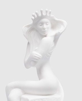 Palais Royal Декоративна біла порцелянова статуетка Zodiac Leo woman 4508
