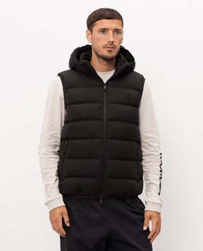 Moncler Черный пуховый жилет Arinella L20911A00092599KJ