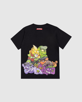 Sprayground Дитяча чорна футболка Show the Shark SPY1420BLK