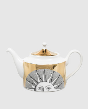 Fornasetti Білий порцеляновий чайник Soli P22Z288