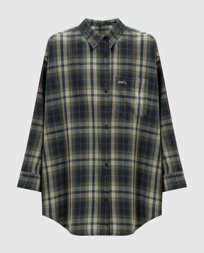 Juun.j Зеленая рубашка в клетку JW6264W05H