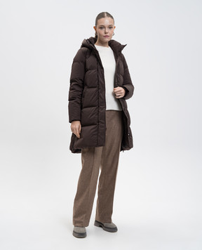Woolrich Коричневий пуховик Kelly CFWWOU2088FRUT1148