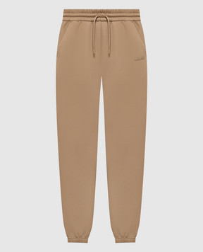 Mackage Бежеві джогери NEV-R з фактурним логотипом NEVR