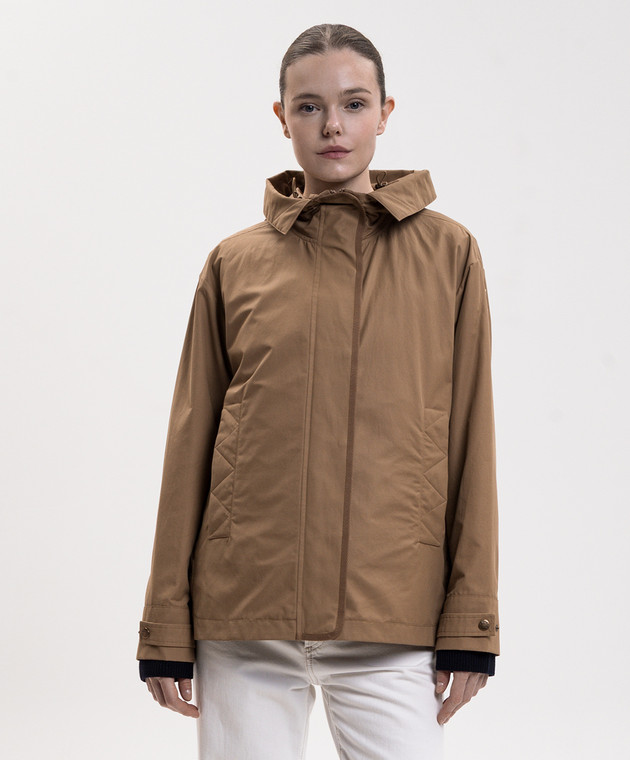 Moncler Коричнева куртка Chocard подвійної конструкції L20931A00003599FN зображення 4
