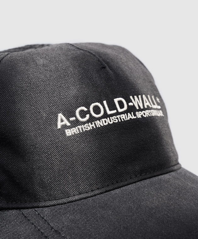 A Cold Wall Черная кепка с вышивкой логотипа ACWUA239 изображение 4