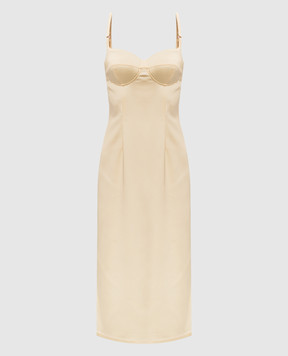 Thierry Mugler Жовта сукня-бюстьє 26P1RO18085013