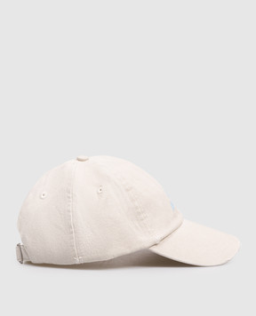 Axel Arigato Бежева кепка Floral з вишивкою логотипа X3962002