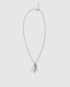 Maison Margiela MM6 Сірий ланцюжок Paperclip SM6UU0093P8601