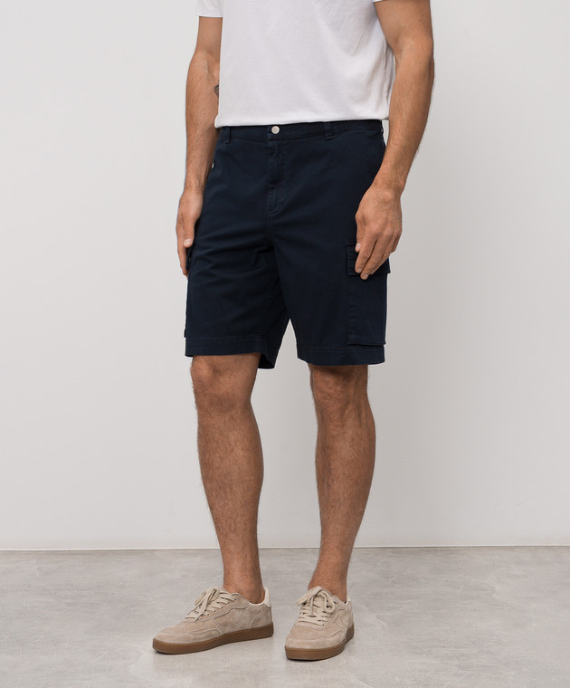 Woolrich Сині шорти-карго CFWOSH2001MRUT5262 зображення 3