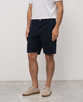 Woolrich Сині шорти-карго CFWOSH2001MRUT5262