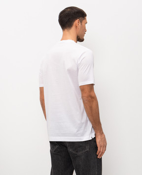 CAPOBIANCO Біла футболка з нашивкою 20M660MK00