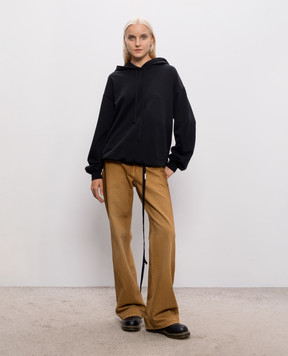 Ann Demeulemeester Черное худи Cara B0014230FA185