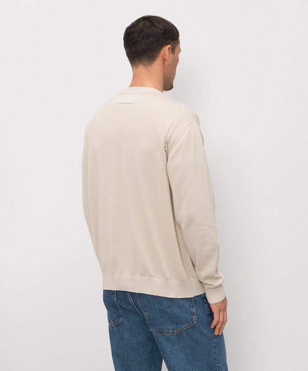 Iceberg Бежевий джемпер з візерунком A0067604 зображення 4