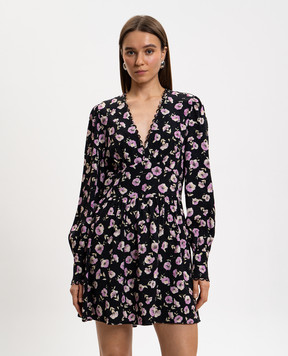 Twinset Чорна сукня в квітковий принт 261TP210B