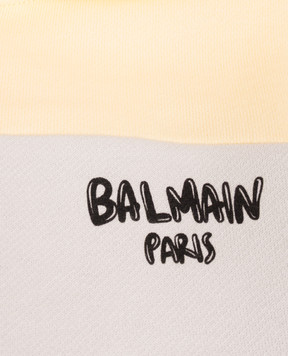 Balmain Детская спортивная куртка с принтом логотипа BZ4I90Z3183410