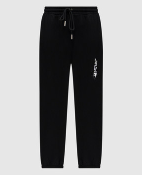 Off-White Черные джогеры Ink Arrow 44MCH057F5F002
