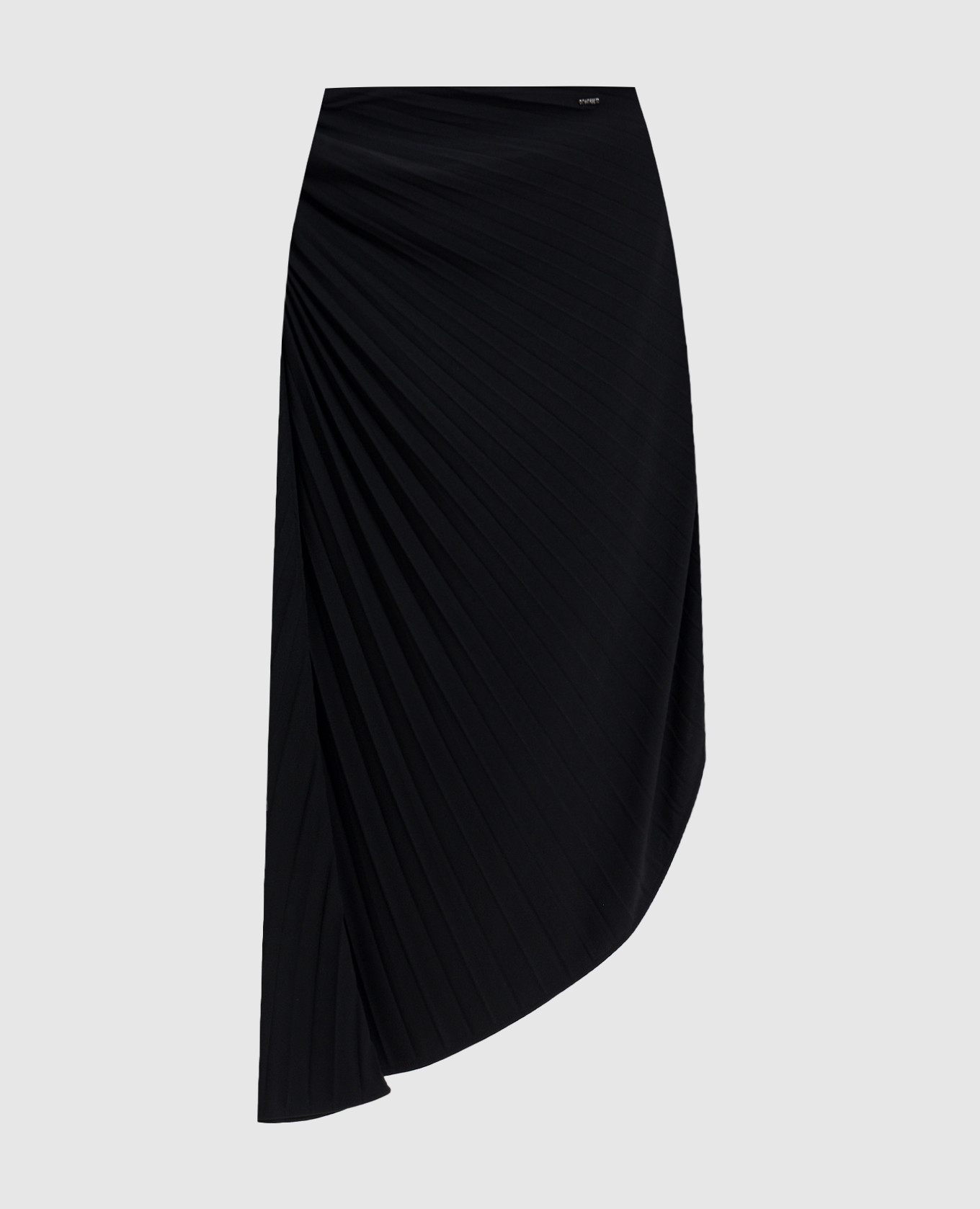Чорна спідниця з плісуванням