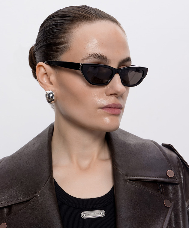 Saint Laurent Черные очки M126 758474Y9956 изображение 2
