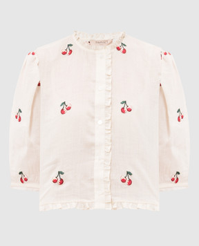 Twinset Бежевая блуза из рамы 261TT2420