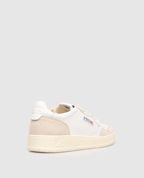 AUTRY Білі шкіряні кросівки MEDALIST A1UNAULMLS33