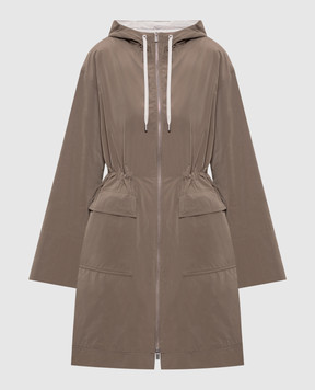 Peserico Плащ кольору хакі A251306953A
