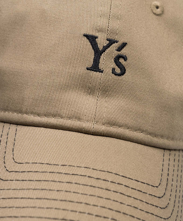 Y`S Yamamoto Коричневая кепка 9TWENTY с вышивкой монограммы YQH21096 изображение 4