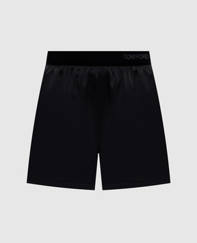 Tom Ford Чорні шорти із шовку SH0080FAX881