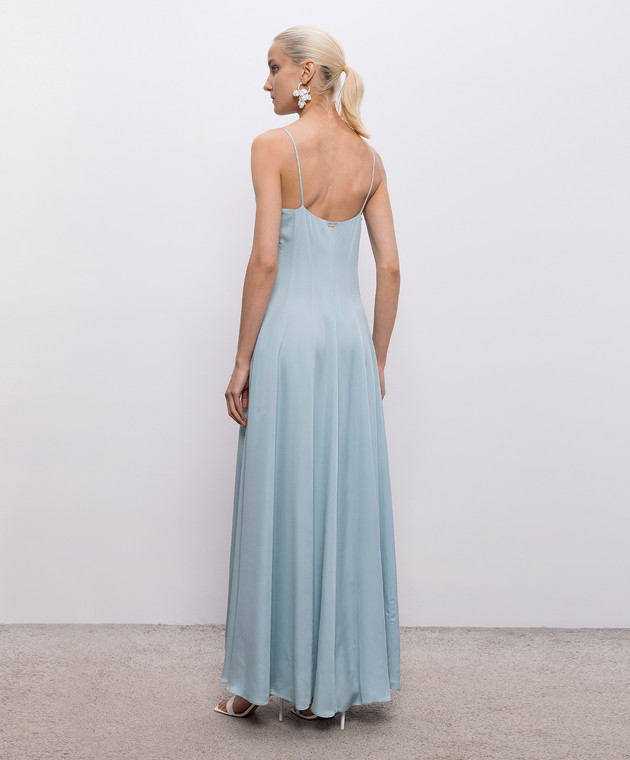 Twinset Блакитна сукня максі 261TT2501 зображення 3