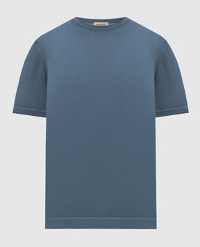 Woolrich Синя футболка з нашивкою логотипа CFWOKN0355MRUF0787