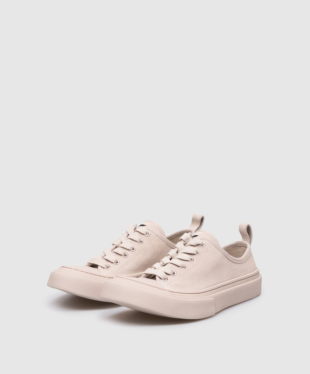 Ann Demeulemeester Бежеві замшеві кеди Halli B0014098LT199 зображення 2