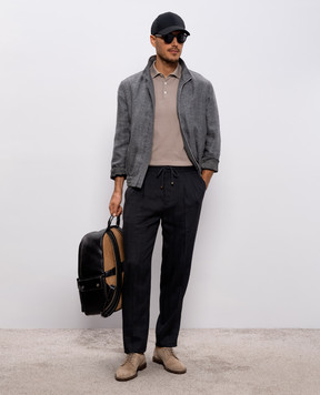 Brunello Cucinelli Бежеве поло M29800125