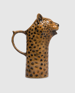 Quail Ceramics Коричневый керамический кувшин для воды Leopard 1108