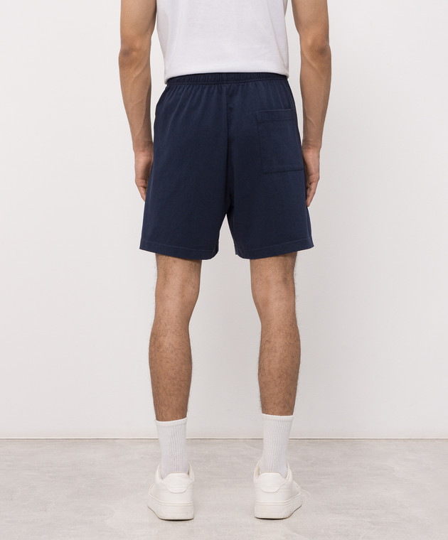 Sporty & Rich Синие шорты NY Crest SH039710243BL106 изображение 4