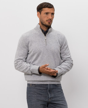 Brunello Cucinelli Серый джемпер M2200124