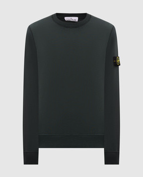Stone Island Зелений світшот з патчем логотипа L2S156100060S0051