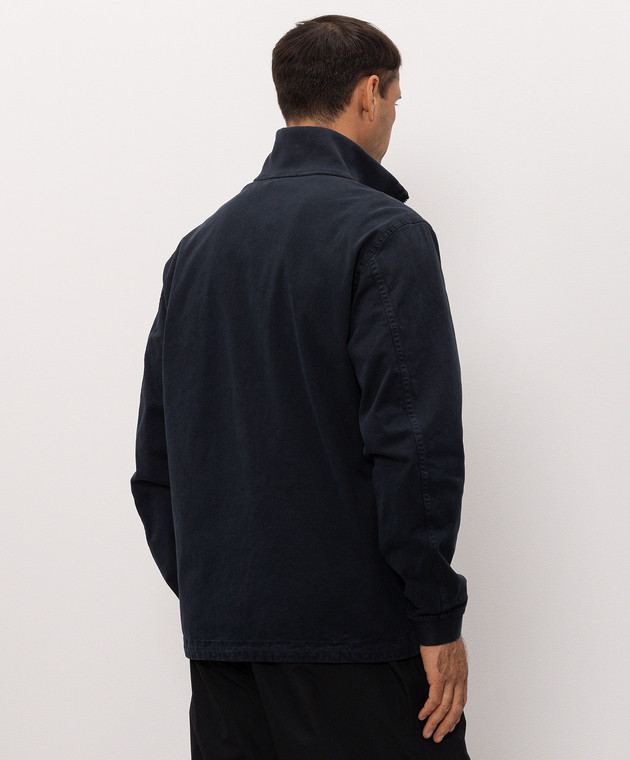Stone Island Синяя куртка с патчем логотипа L2S151200024S00L1 изображение 4