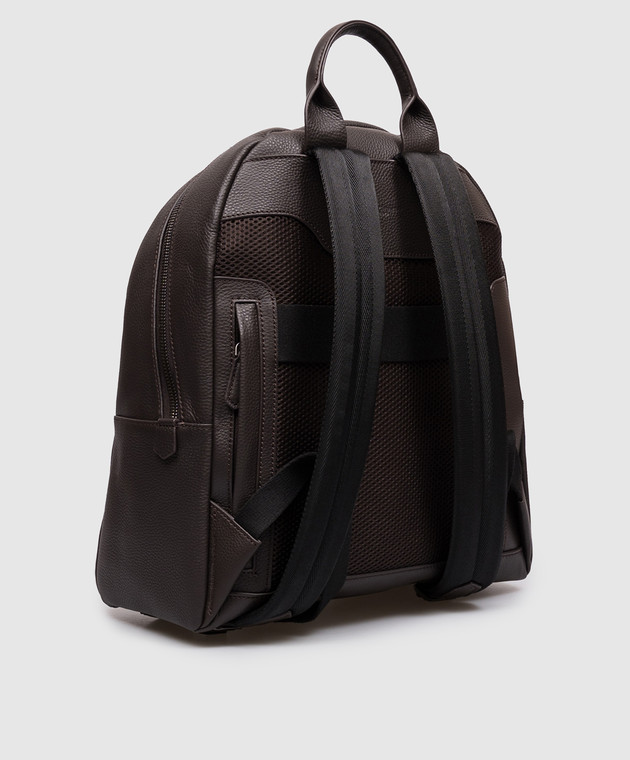Gianni Chiarini Коричневий шкіряний рюкзак ZNUB20635GRNCRV зображення 3