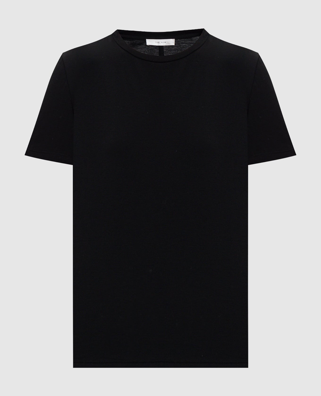 Черная футболка Wesler прямого кроя