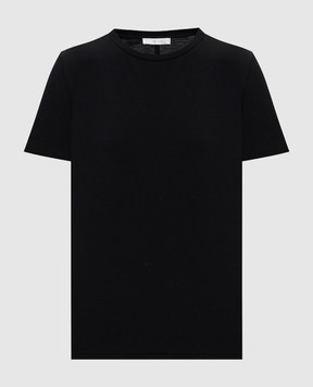 The Row Чорна футболка Wesler прямого крою 852F911