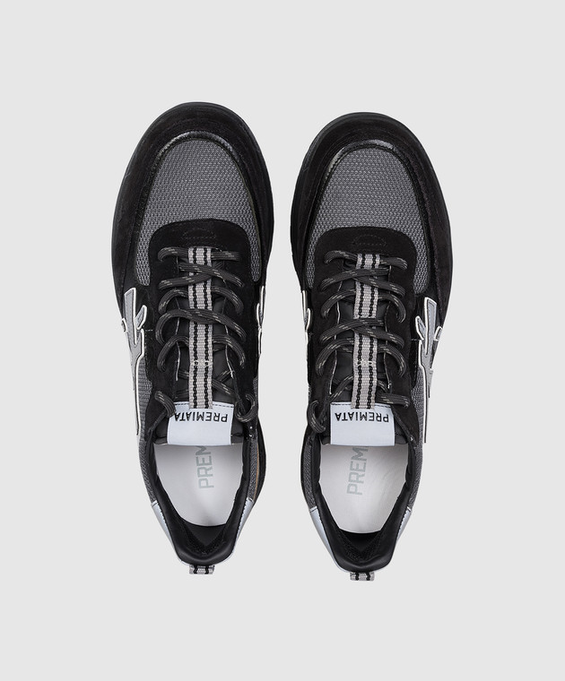 Premiata Чорні комбіновані кросівки NOUS NOUS8122 зображення 4