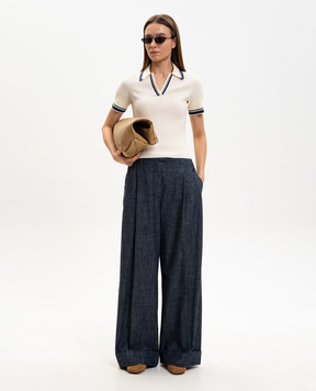 3.1 Phillip Lim Бежеве поло у візерунок E26270513VTR